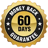 60-day money back guarantee seal